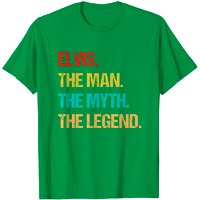 T-shirt Elvis L'Homme Le Mythe La Légende pour Hommes