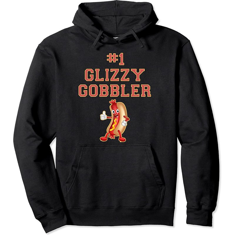 Hoodie Glizzy Gladiator #1 Glizzy Gobbler Hot Dog — Sweats à capuche pour hommes