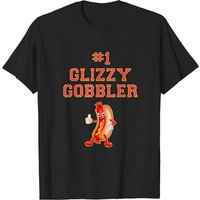 Glizzy Gladiator T-Shirt #1 Glizzy Gobbler Hot Dog for Men — Mens T Shirts