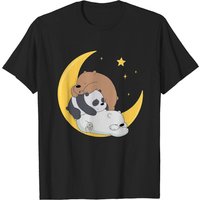 T-shirts pour hommes We Bare Bears en noir