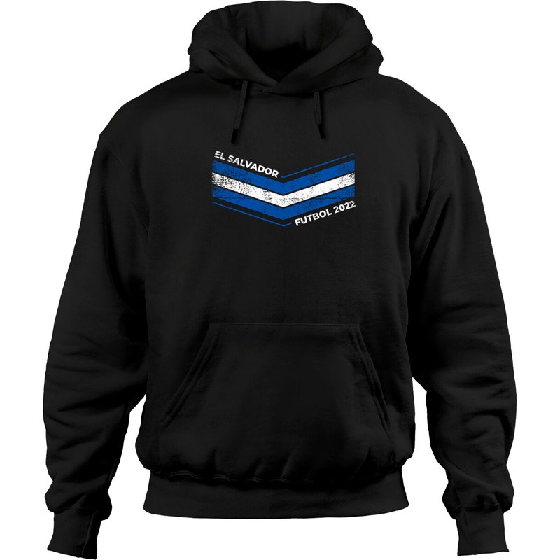El Salvador - Futbol 2022 Soccer Heritage Pullover Hoodie — Mens Hoodies