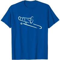 Trombone T-Shirt for Men in Black — Mens T Shirts