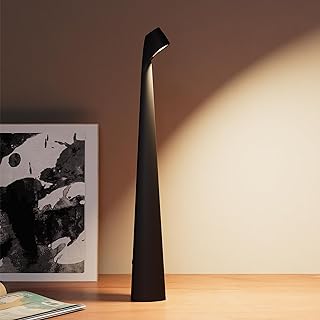 Cordless Rechargeable LED Desk Lamp - Portable Touch Light (Black) — Led Desk Lamp