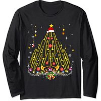 Funny Christmas Trombone Player Long Sleeve T-Shirt — Mens T Shirts