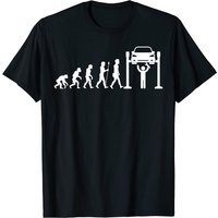 Vintage Mechanic T-Shirt for Men - Mechanic Evolution — Mens T Shirts