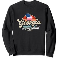 Sweatshirt État de Géorgie Outline pour Unisexe — Sweats à capuche pour hommes