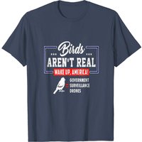 Birds Are Not Real Drone Feathered Drones T-shirt for Men — Mens T Shirts