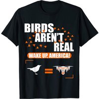 Birds Aren't Real Wake Up America Men's T-Shirt — Mens T Shirts