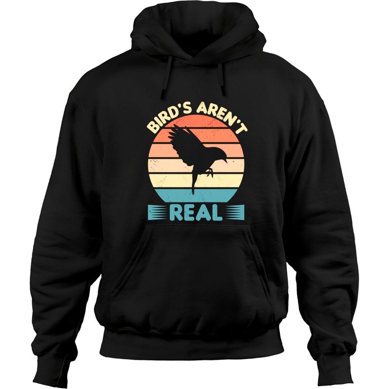 Hoodie Unisexe Birdwatching Birds Aren't Real