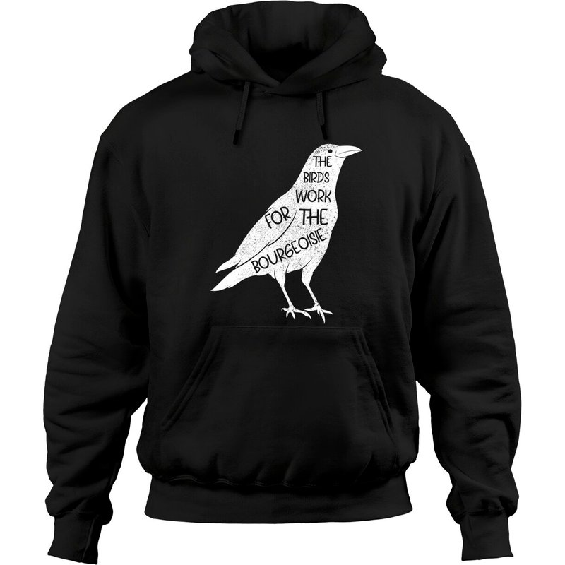 Haut à capuchon Vintage Birds Are Not Real Birds — Sweats à capuche pour hommes