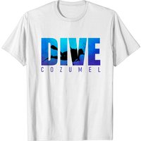 Dive Cozumel Scuba Diving Snorkeling Vacation T-Shirt for Men — Mens T Shirts