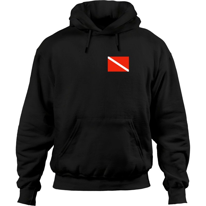 Hoodie d'instructeur de plongée à double face Dive Flag