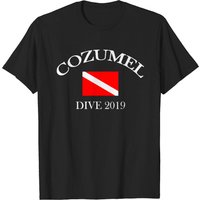 Cozumel Dive Trip 2019 Souvenir T-Shirt for Men — Mens T Shirts