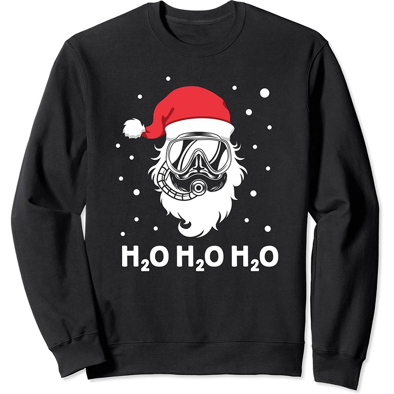 Sweatshirt Diver Santa Noël Amoureux de Plongée pour Unisexe — Sweats à capuche pour hommes