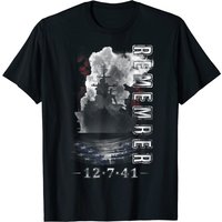 Remember Pearl Harbor Men's T-Shirt in Black — Mens T Shirts
