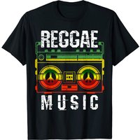 Men's Reggae Music T-Shirt Peace One Love Rasta Roots