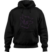 Hoodie Visages Étranges Pokémon Gengar Grand Visage