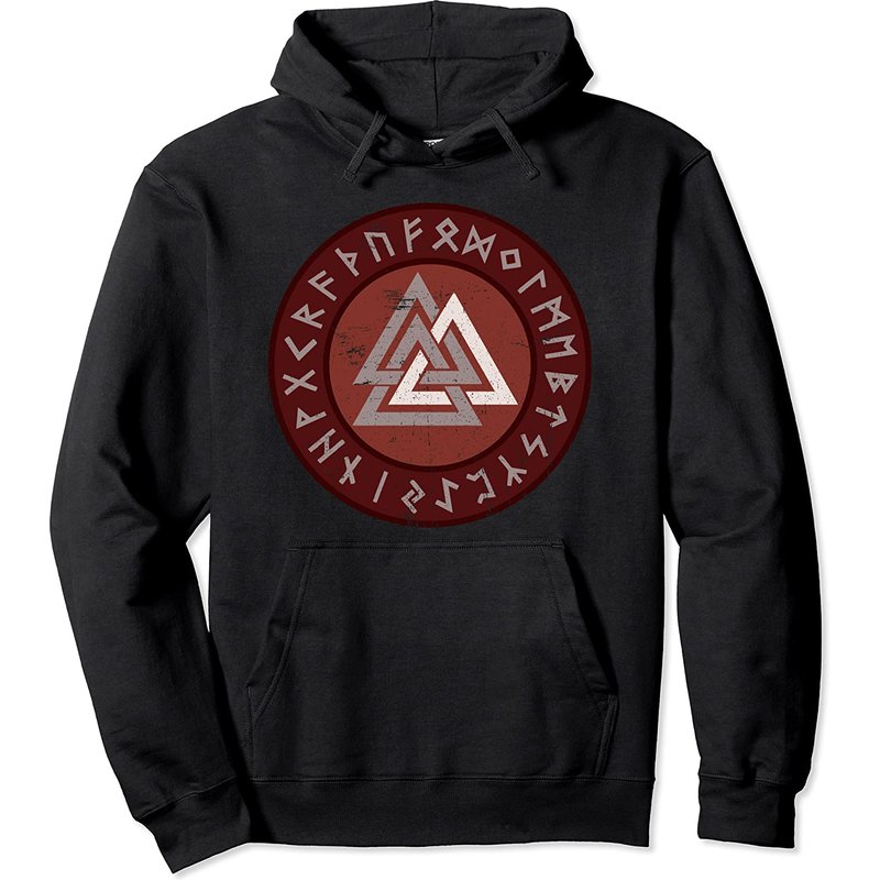 Hoodie Valknut Viking Symbole Nordique pour Unisexe — Sweats à capuche pour hommes