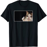 T-shirt Thumbs Up Crying Cat Meme pour hommes