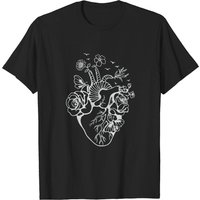 T-shirt Aesthetic Flowers Cœur Anatomique pour Hommes — T-shirts pour hommes