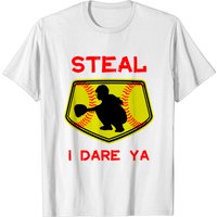 T-shirt pour hommes avec gants de receveur de softball