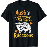 Raccoon Just A Girl Who Loves Raccoons T-Shirt pour hommes