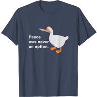 T-shirt Peace Was Never An Option Goose pour hommes