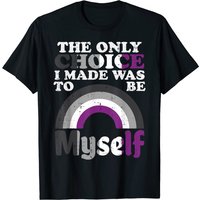 T-shirt Drapeau Biromantique pour Hommes - Fierté Asexuelle Ace
