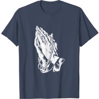 T-shirt Praying pour hommes avec design de mains en prière