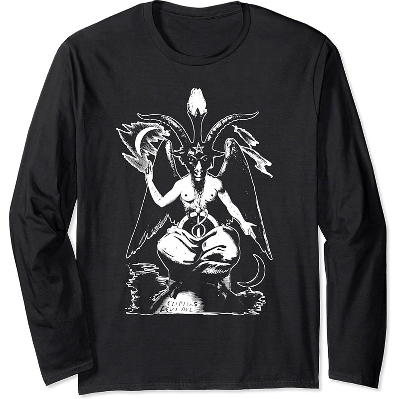 T-Shirt à Manches Longues Sigil Of Baphomet pour Unisexe — T-shirts pour hommes