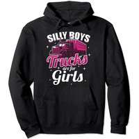Hoodie Tops Driver pour Unisexe - Les Camions Fous Sont Pour les Filles — Sweats à capuche pour hommes
