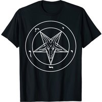 T-shirt Sigil Of Baphomet avec Pentagramme et Tête de Bouc — T-shirts pour hommes