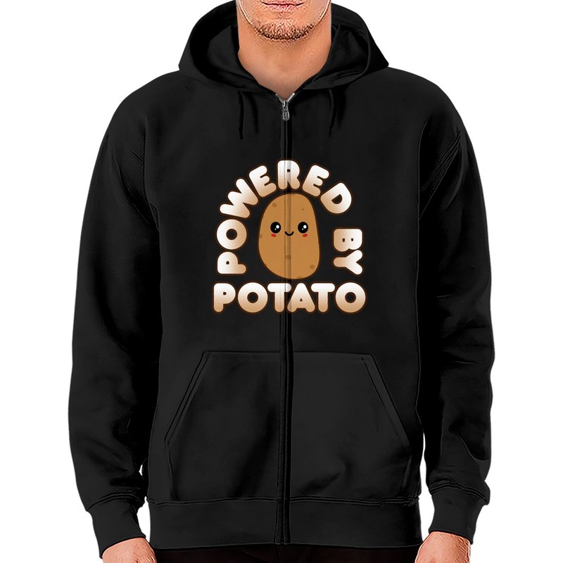 Cadeau de Pomme de Terre Kawaii Style Hoodie Unisexe — Sweats à capuche pour hommes