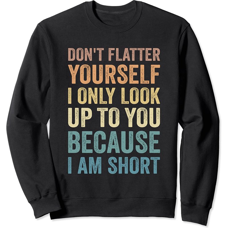 Sweatshirt pour hommes : Funny Short People — Sweats à capuche pour hommes