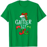 T-shirt de Noël Gamer Elf pour hommes en pyjama assorti — T-shirts pour hommes