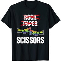T-shirt Rock Paper Scissors Fierté LGBT pour hommes - Noir — T-shirts pour hommes