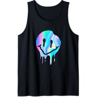 Débardeur Trippy Smiley Face pour hommes - Noir — T-shirts pour hommes