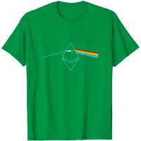 T-shirt Logo Ethereum Prism Lumière Arc-en-ciel pour Hommes — T-shirts pour hommes