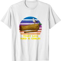 Seagull Meme T-Shirt That Log Had A Child Gift for Men — Mens T Shirts