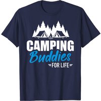 T-shirt Camping Buddies Pour La Vie Pour Hommes