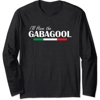 T-shirt à manches longues Gabagool Meme pour unisexe