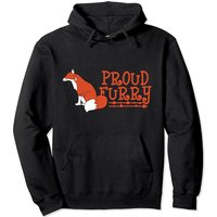 Haut Mignon en Fourrure Fier Renard Mignon pour Unisexe — Sweats à capuche pour hommes