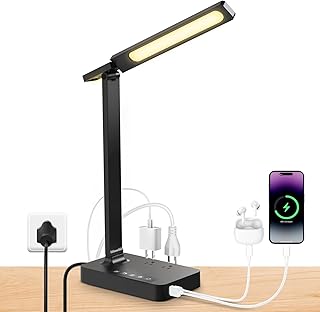 Infiway LED Desk Lamp with USB Charging Port and Touch Control — Led Desk Lamp
