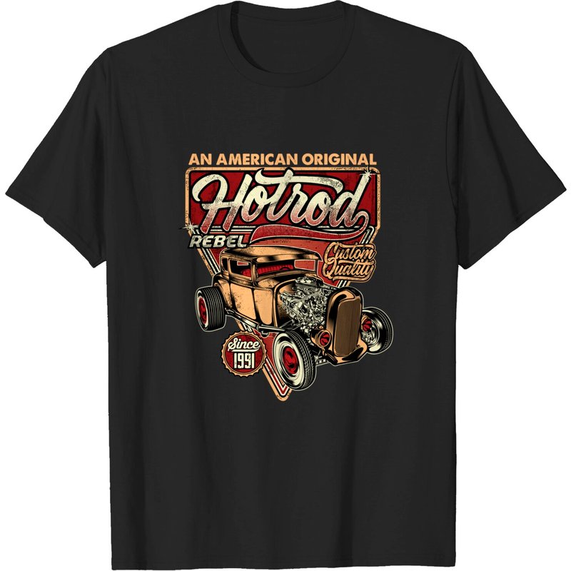Gal Hotrods Vintage Hot Rod Speed And Power T-Shirt for Men — Mens T Shirts