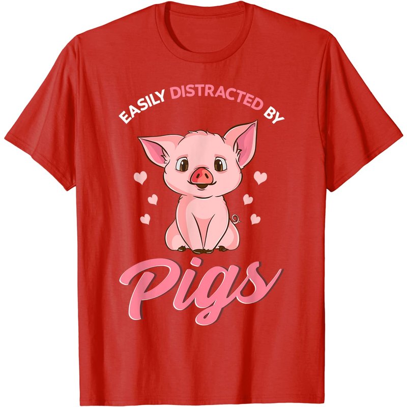 Gravity Falls Pig T-Shirt for Men - Cute Hog Lover Design — Mens T Shirts