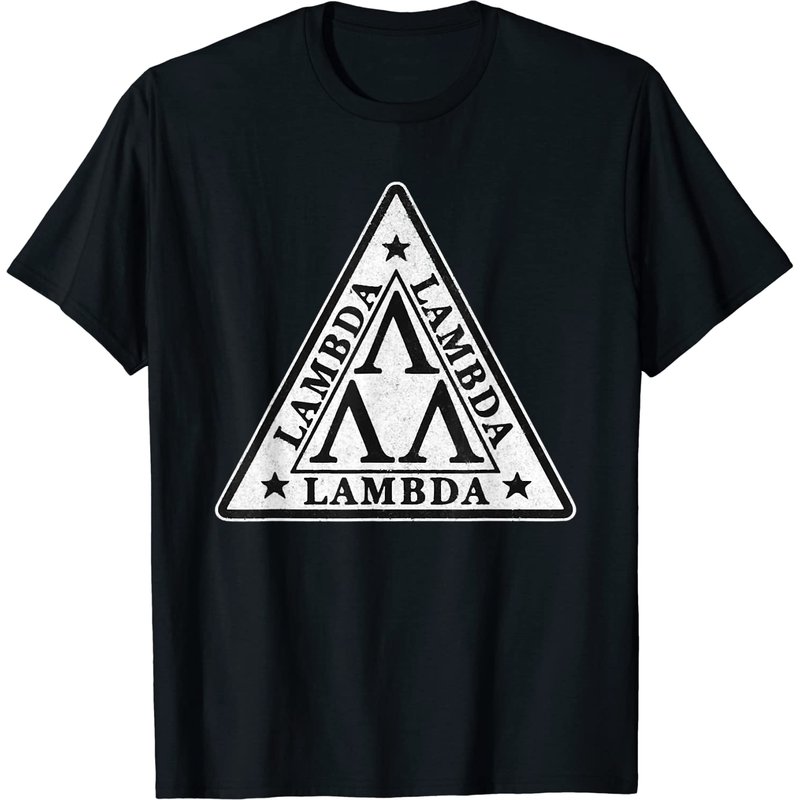 Lambda T-Shirt for Men - Black — Mens T Shirts