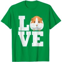 Cartoon Guinea Pig T-shirt for Men in Black