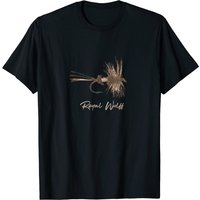 Fly Fishing Vintage Royal Wulff Drawing T-Shirt for Men