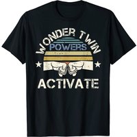 Wonder Twin Power Activated Sibling Design T-Shirt for Men — Mens T Shirts