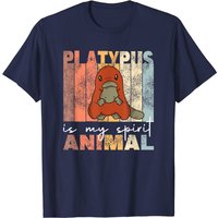 T-shirt Vintage Ornithorynque pour Hommes — T-shirts pour hommes